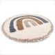 Tapis rond pour chambre d'enfant Bohemian Rainbow