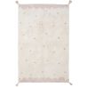 Tapis avec franges coton rectangle enfant Minna