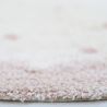 Tapis avec franges rond enfant coton Mallen