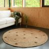 Tapis jute enfant rond Siska