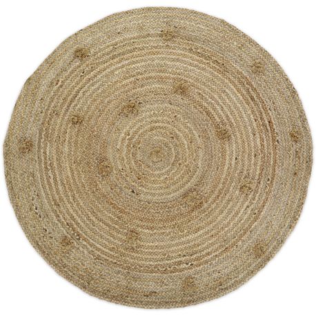 Tapis jute enfant rond Siska