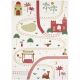 Tapis multicolore enfant rectangle Little Marrakech