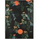 Tapis noir chambre d'enfant rectangle Bloom