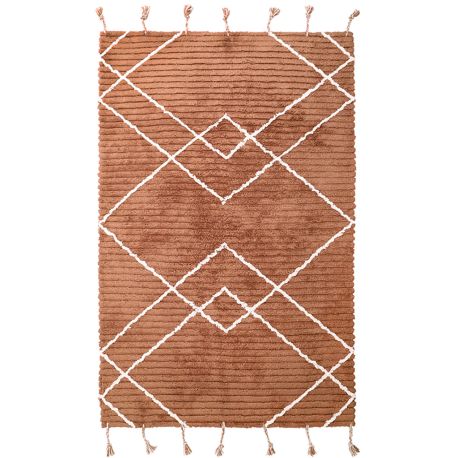 Tapis coton chambre d'enfant avec franges Lassa