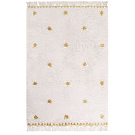 Tapis beige et jaune enfant Wooly