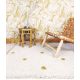 Tapis beige et jaune enfant Wooly