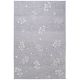 Tapis chambre d'enfant bleu gris Little Nature