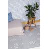 Tapis chambre d'enfant bleu gris Little Nature