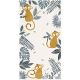 Tapis chambre d'enfant miel rectangle Monkey Paradise