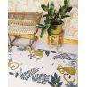 Tapis chambre d'enfant miel rectangle Monkey Paradise