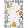 Tapis chambre d'enfant miel rectangle Monkey Paradise