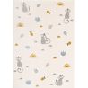 Tapis rectangle miel enfant Little Wild