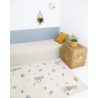 Tapis rectangle miel enfant Little Wild