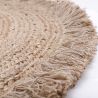 Tapis jute chambre d'enfant rond Terra