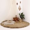 Tapis jute chambre d'enfant rond Terra