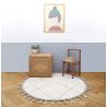 Tapis rond enfant coton lavable en machine Come