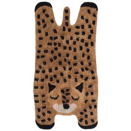 Tapis coton enfant lavable en machine Little Cheetah