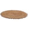 Tapis jute et polyester enfant rond Abha