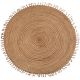 Tapis jute et polyester enfant rond Abha