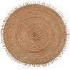 Tapis jute et polyester enfant rond Abha