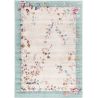 Tapis floral moderne plat rectangle Mareva