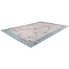 Tapis floral moderne plat rectangle Mareva