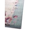 Tapis floral moderne plat rectangle Mareva