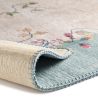 Tapis floral moderne plat rectangle Mareva