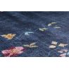 Tapis floral moderne plat rectangle Mareva