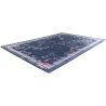 Tapis floral moderne plat rectangle Mareva