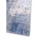 Tapis design plat abstrait bleu Gino