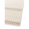 Tapis beige design à courtes mèches Leo