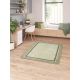 Tapis coton lavable en machine moderne avec franges Chess