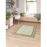 Tapis coton lavable en machine moderne avec franges Chess