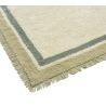 Tapis coton lavable en machine moderne avec franges Chess