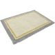 Tapis coton lavable en machine moderne avec franges Chess