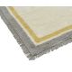 Tapis coton lavable en machine moderne avec franges Chess