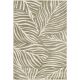 Tapis floral olive moderne rectangle Lamone