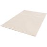 Tapis moderne crème courbe rectangle Kasai