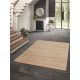 Tapis laine et jute fait main naturel Karma