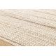 Tapis laine et jute fait main naturel Karma