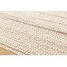 Tapis laine et jute fait main naturel Karma