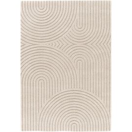 Tapis géométrique moderne à courtes mèches Ema