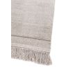 Tapis laine et coton plat fait main uni Leni