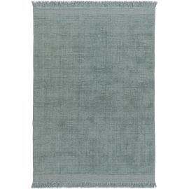 Tapis uni fait main laine et coton Naga