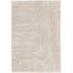 Tapis doux abstrait beige moderne Nazar