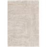 Tapis doux abstrait beige moderne Nazar