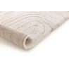 Tapis doux abstrait beige moderne Nazar