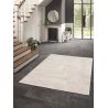 Tapis doux abstrait beige moderne Nazar