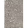 Tapis gris moderne doux abstrait Blake